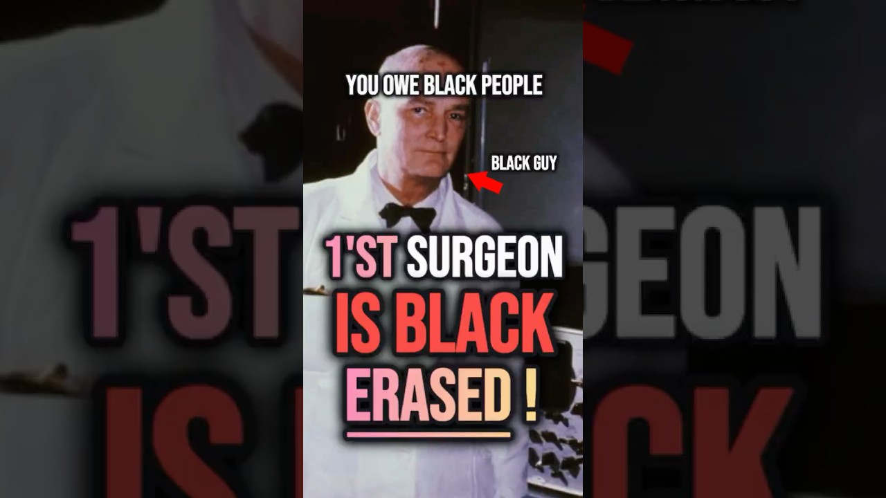 Why Doctors Owe Everything to This Black Pioneer! #blackhistory