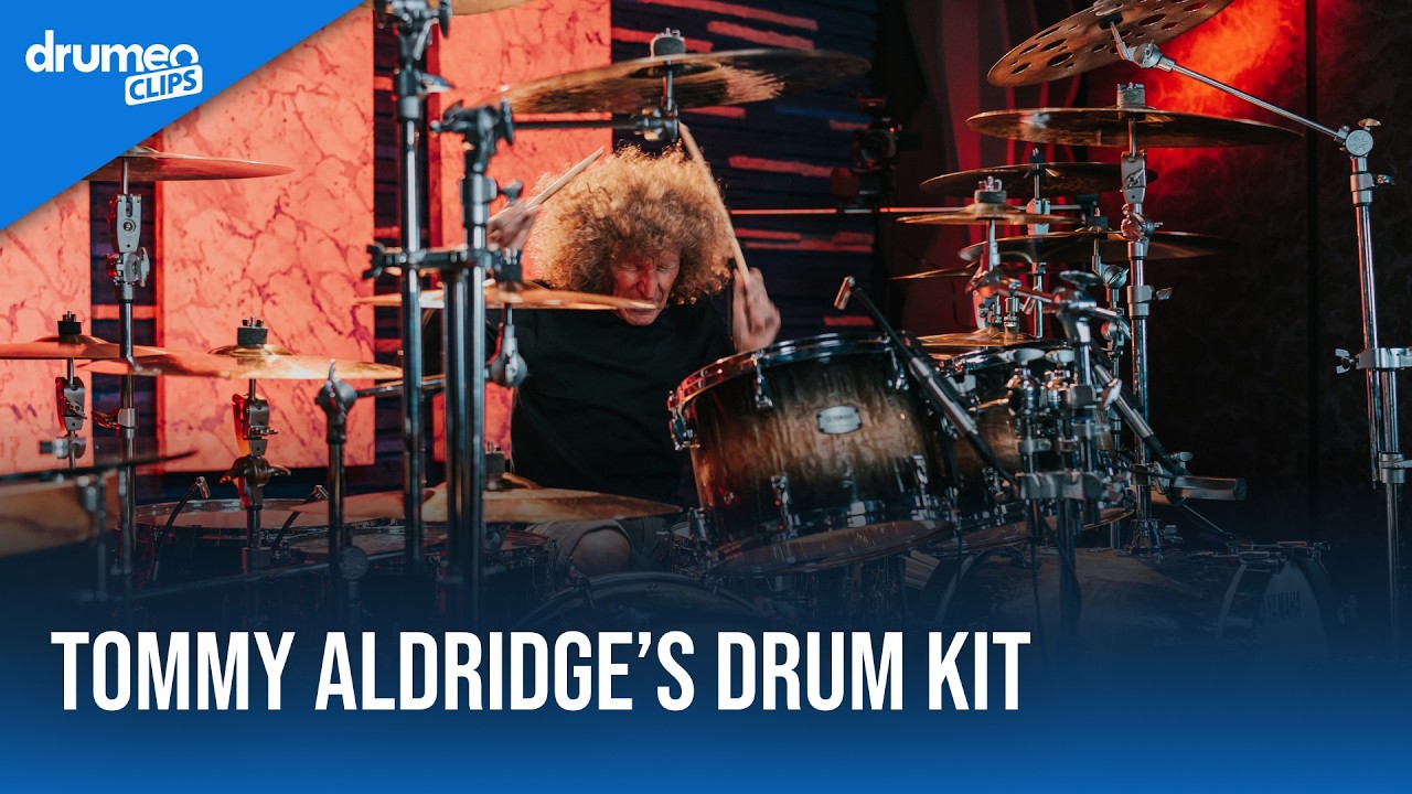 Tommy Aldridge Explains His Drum Kit Setup