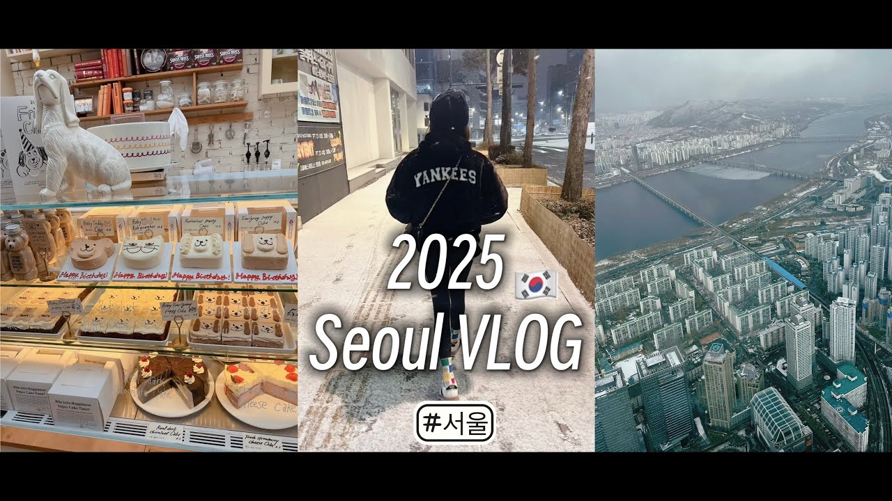 [Vlog]韓國🇰🇷2025首爾自由行最強攻略！逛街、美食完整路線圖！坐巴士就能到明洞！