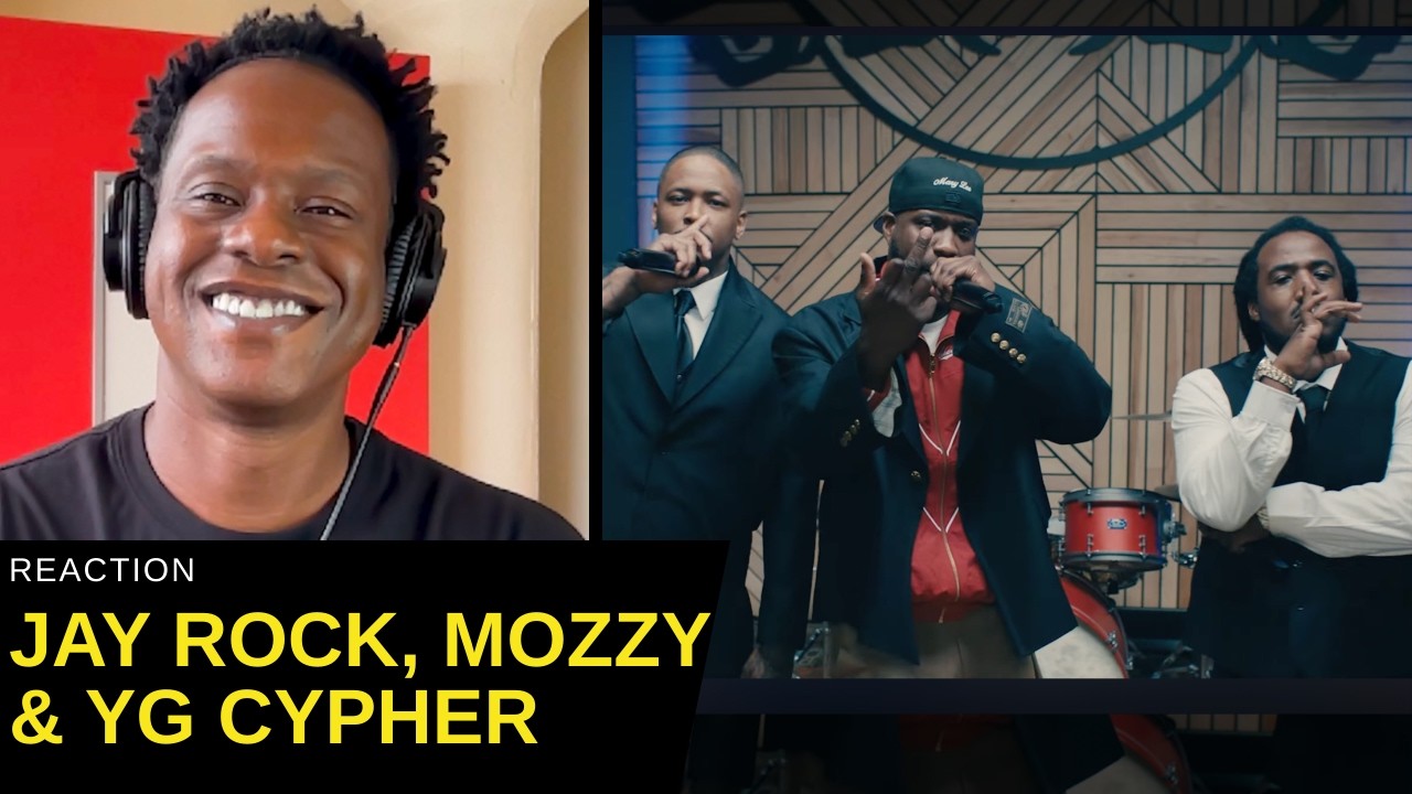YG, Mozzy и Jay Rock BLAZE Red Bull One Take Cypher | Реакция