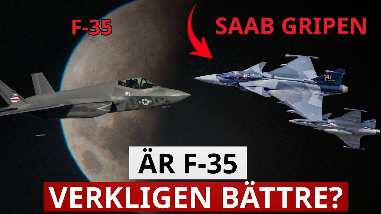 Skillnaderna mellan stridsflygplanen SAAB Gripen och F 35