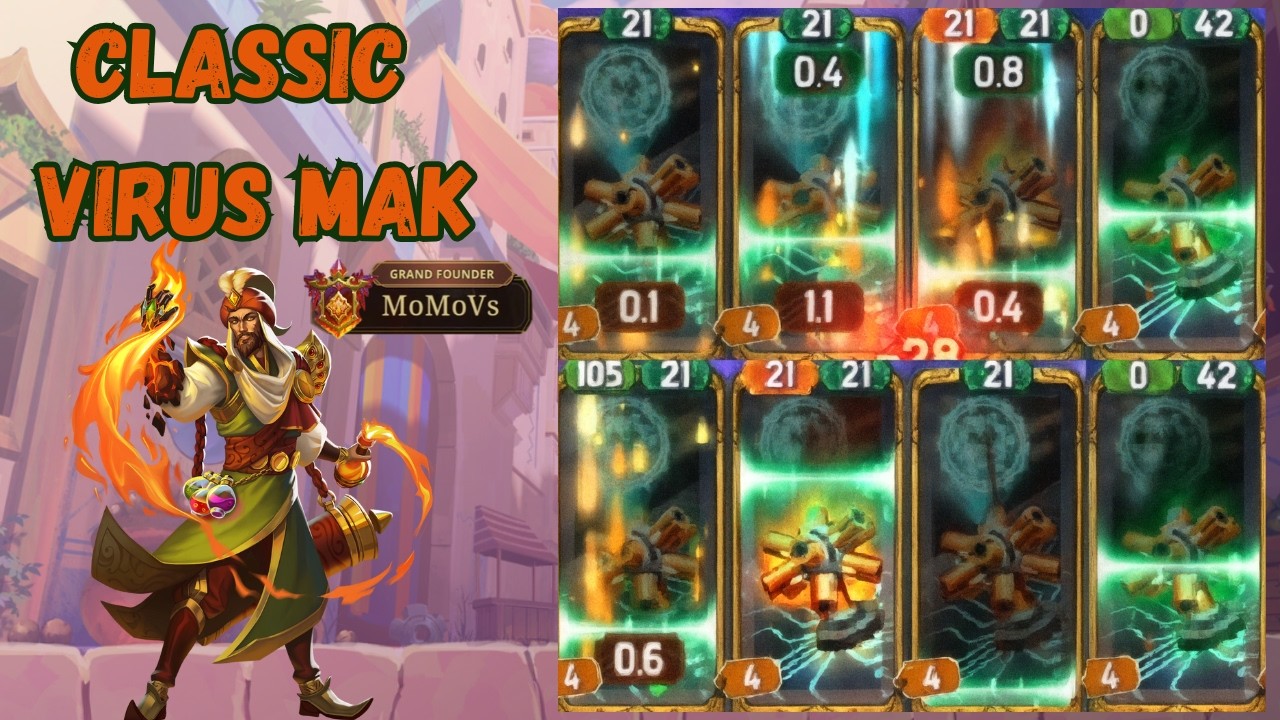 Virus Mak is HUGE VALUE! Virus OWN BOARD?! MoMoVs The Bazaar!