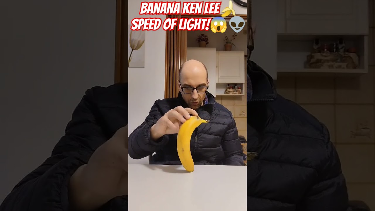BANANA🍌 KEN LEE SPEED OF LIGHT!😱👽🍌🔥⚡🌍🥷