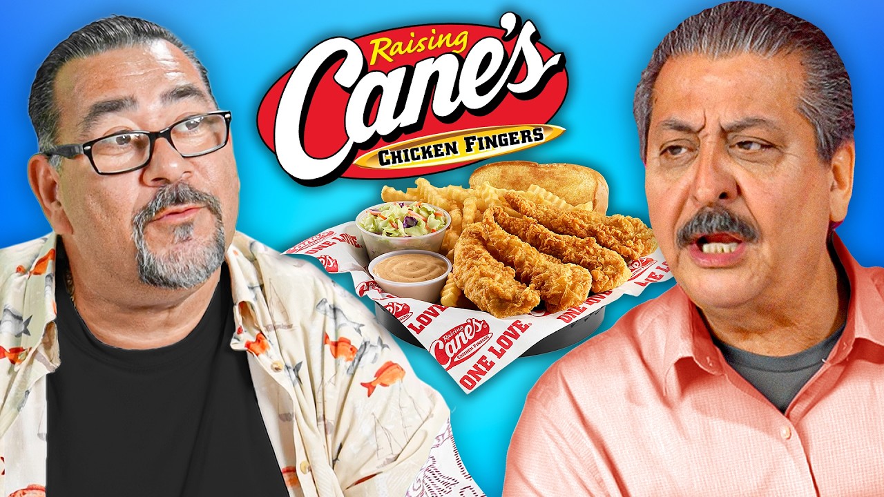 Mexican Dads Eat the ENTIRE Raising Cane's Menu