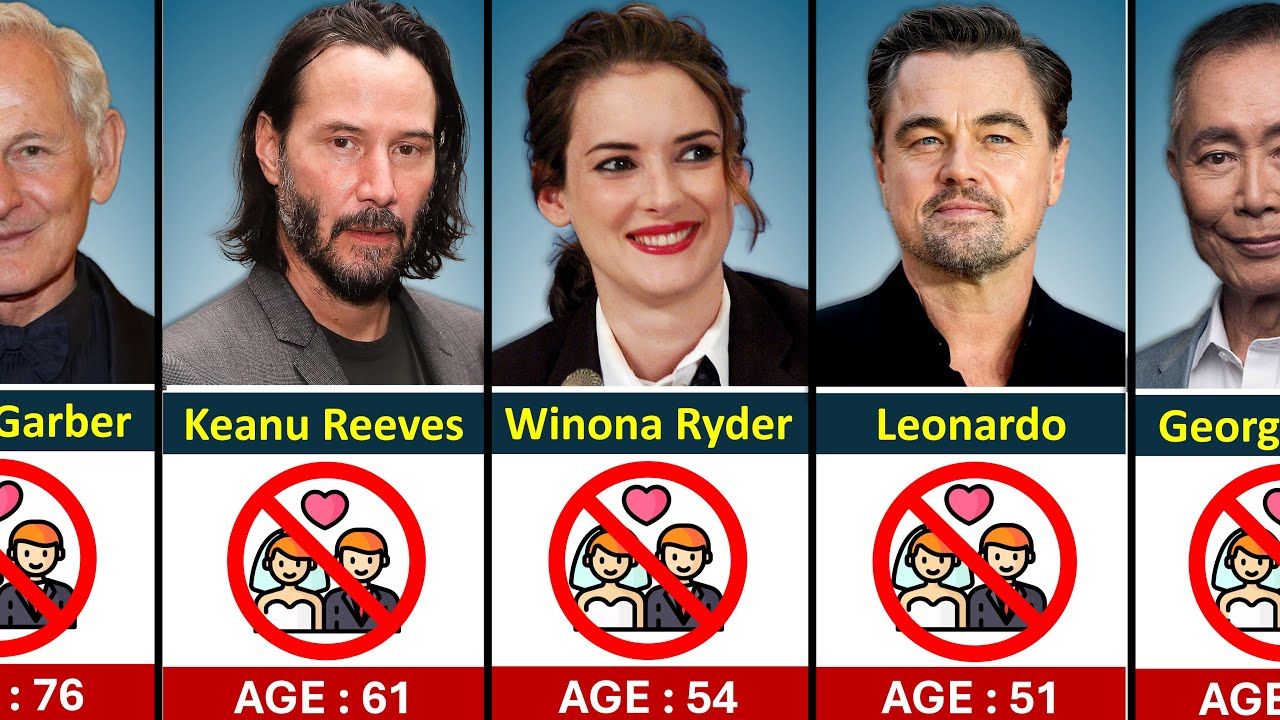Famous Celebrities Over 50 Who Have Never Been MARRIED