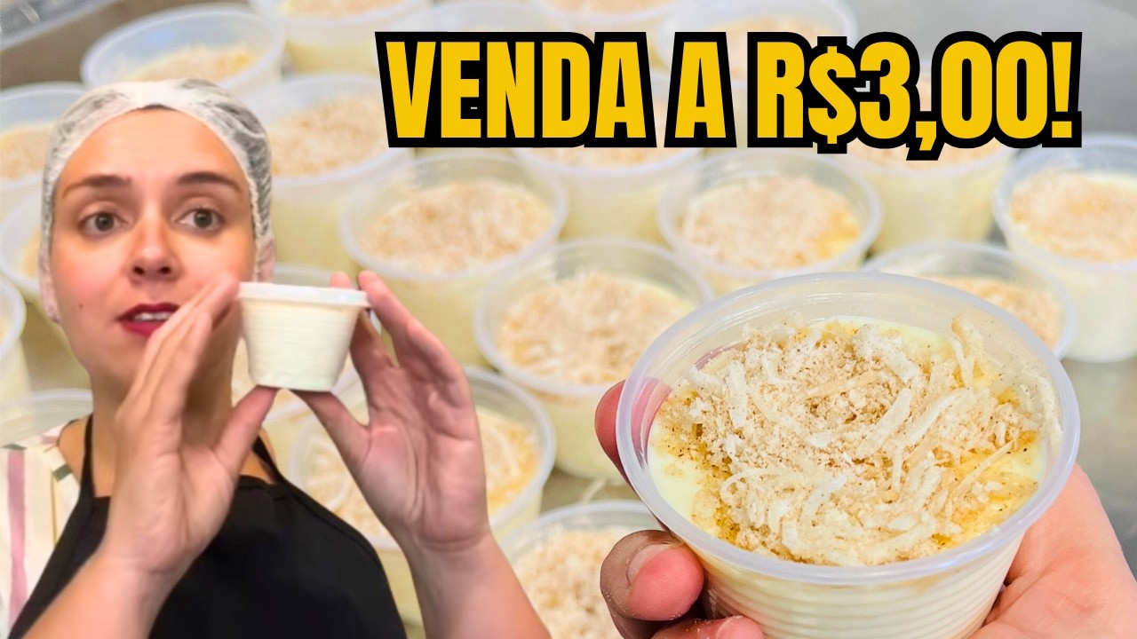 COMO FAZER ARROZ DOCE CREMOSO COM COCO QUE PODE CONGELAR: PERFEITO PARA VENDER E GERAR LUCRO!