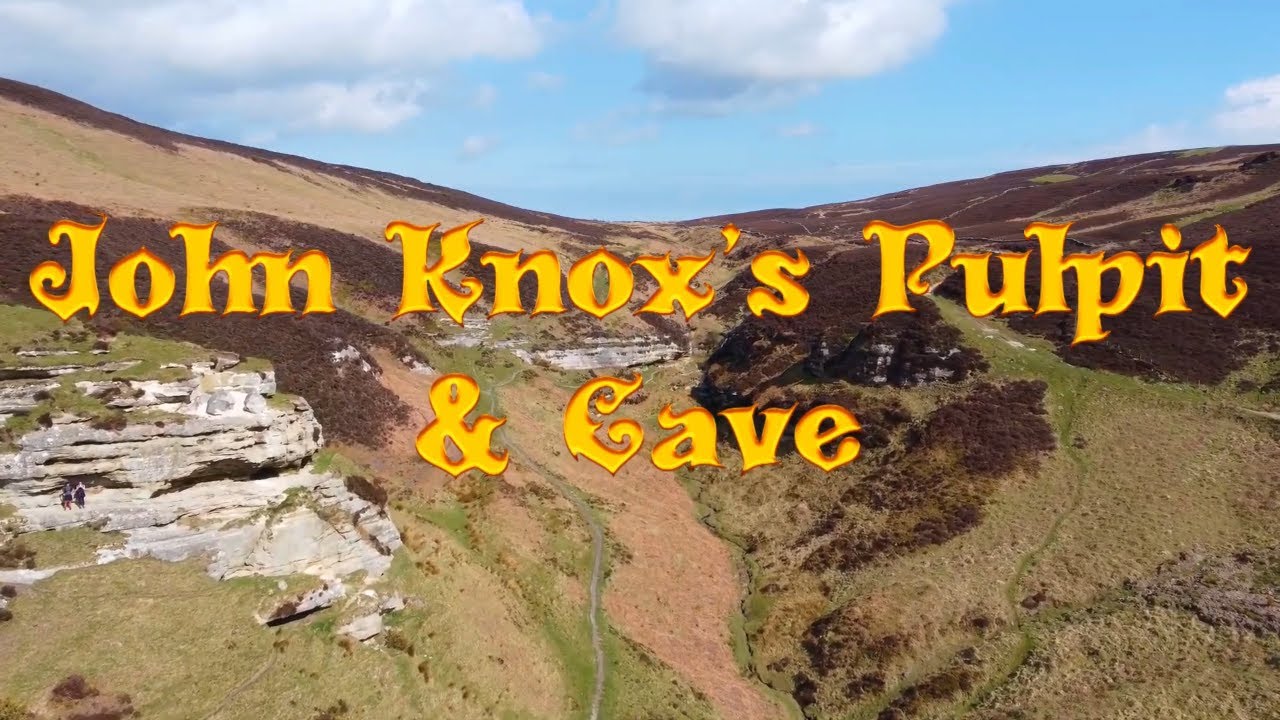 Glen Vale  - John Knox's Pulpit & Cave.  Lomond Hills, Fife, Scotland