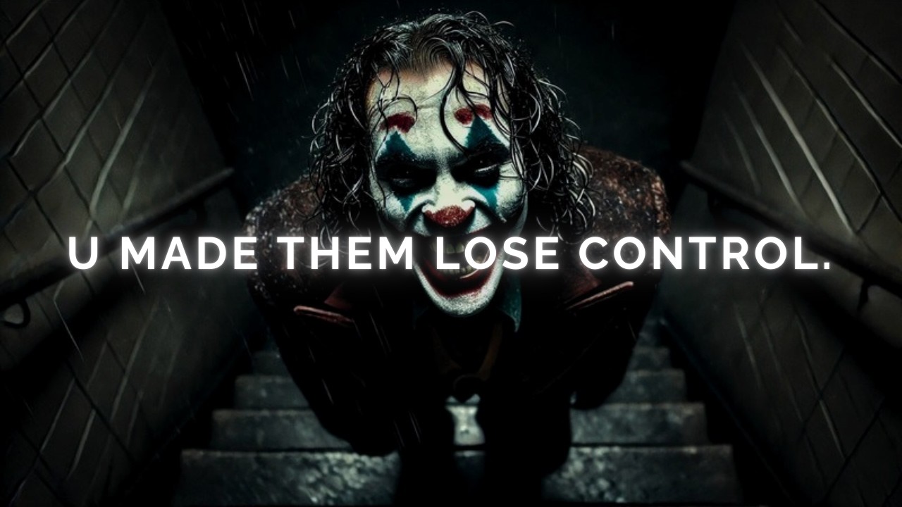 PPL CALL YOU GANGSTER—YOU STAYED CLASSY WHILE THEY UNRAVELED  - Joker Speech (Dark Motivation)