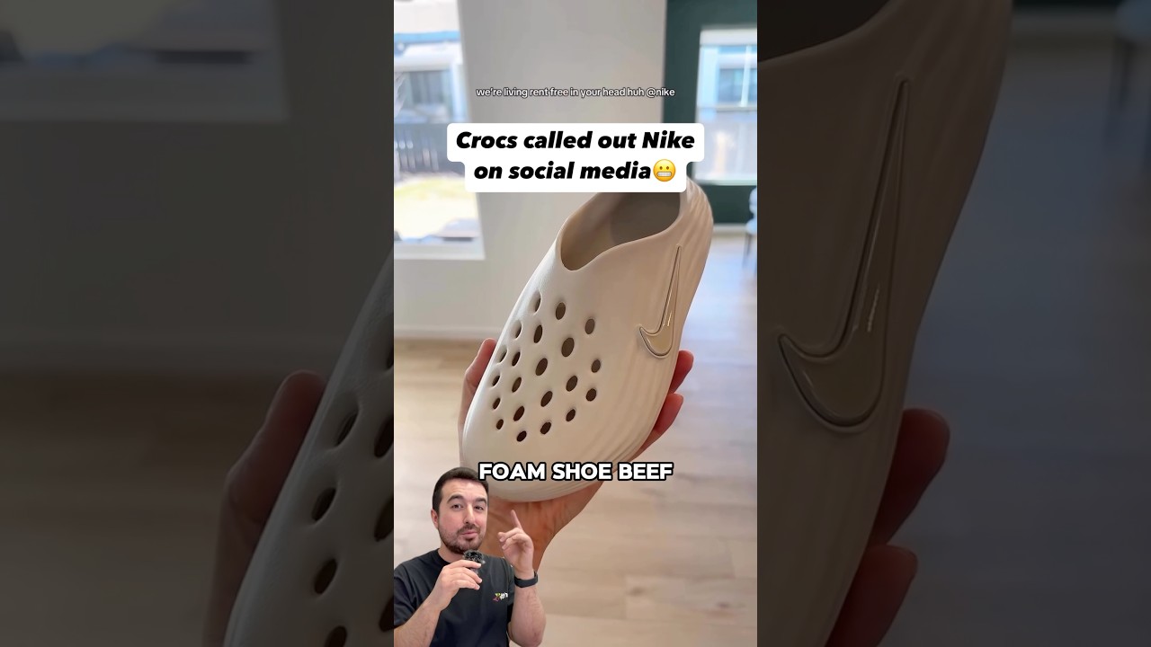 Crocs Called Out Nike Over Their Viral Foam Shoes (ReactX Rejuven8)😬