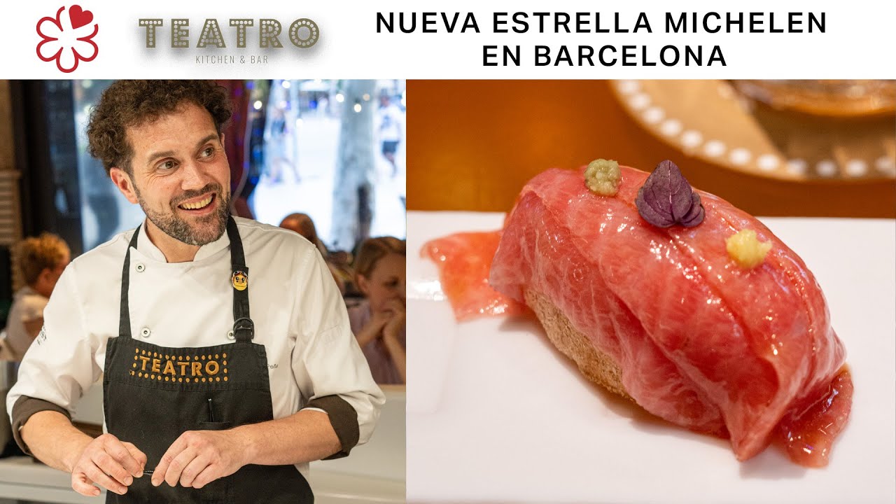 ¡CERRADO! Nueva estrella Michelin en Barcelona: Oliver Peña & Restaurante Teatro