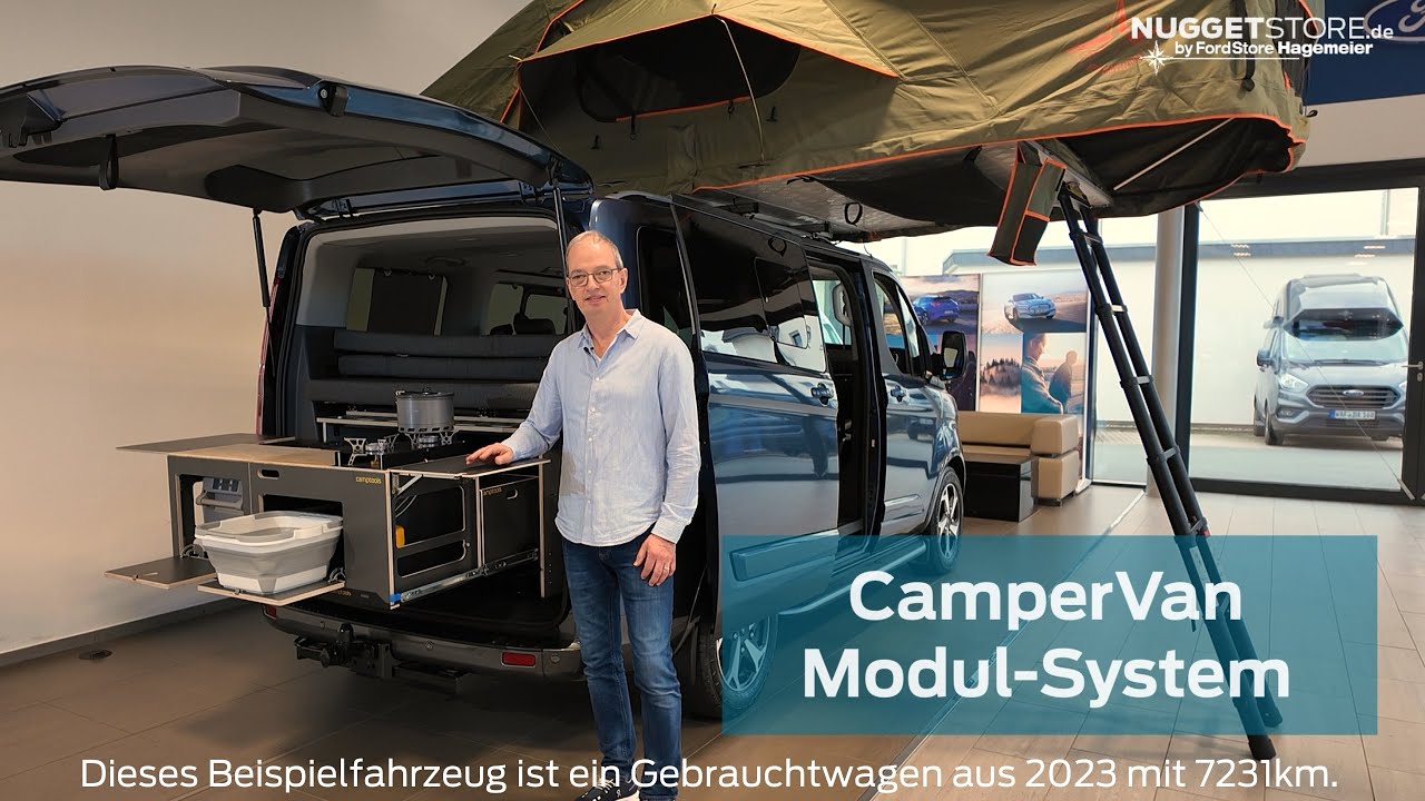 Produktvorstellung: CamperVan Modul-System mit Dachzelt f&uuml;r alle Ford Transit Custom