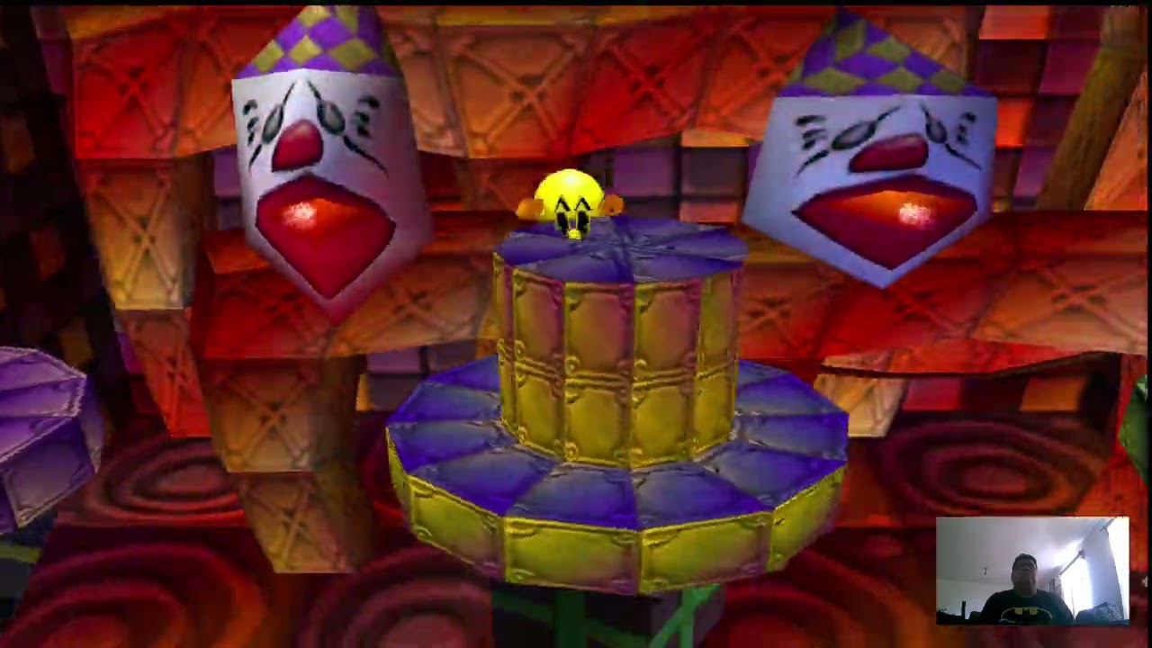 Pacman wold PLAY STATION GAME PLAY mision payasos