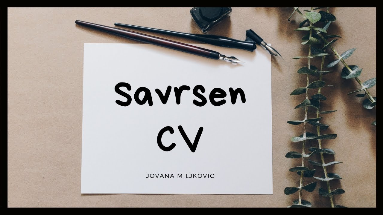 Kako napisati CV - Moje iskustvo