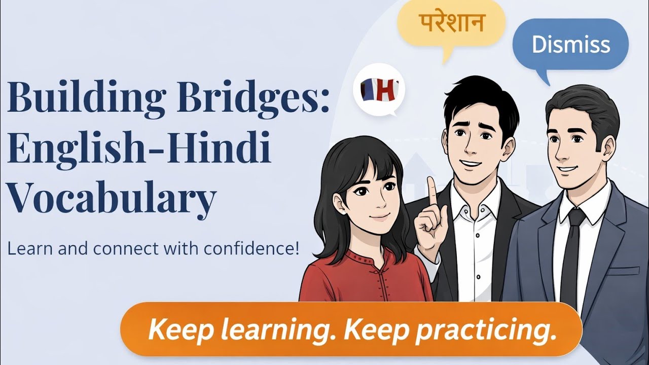 Keep Learning. Keep Practicing.English–Hindi Vocabulary Made Easy