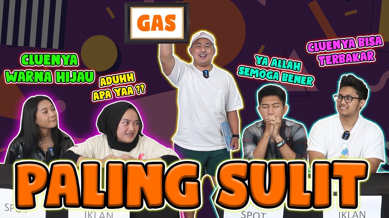 TEBAK KATA - GA ADA YANG BISA KALAHIN @IndiraKalistha & @AlikkaKalistha !! SEMUANYA MUNTAH !!