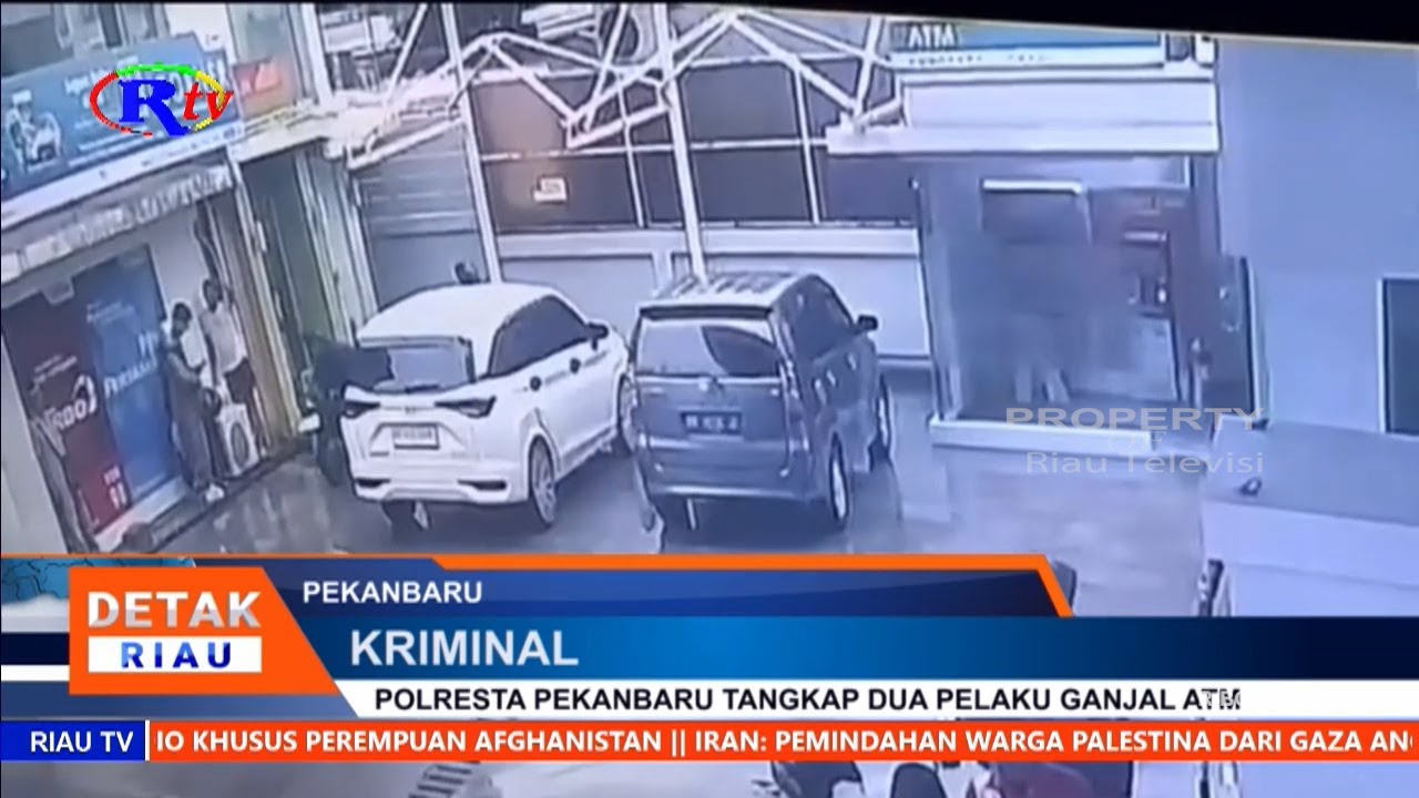POLRESTA PEKANBARU TANGKAP DUA PELAKU GANJAL ATM