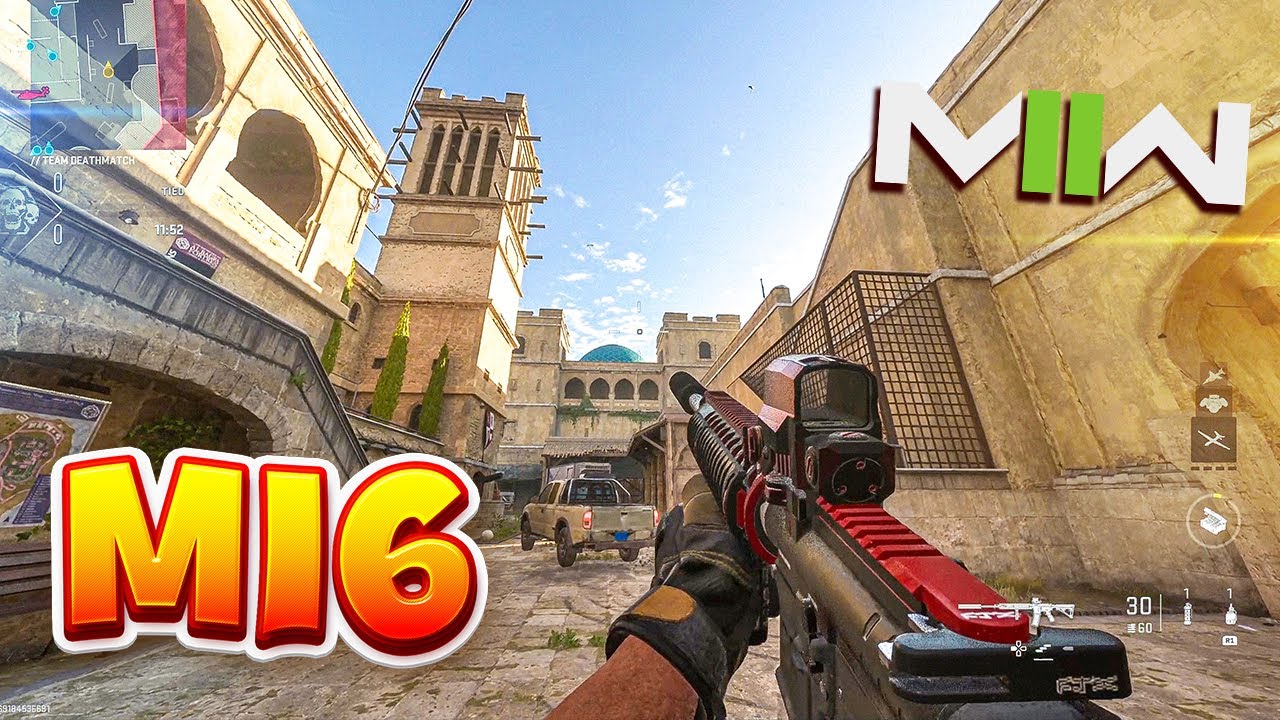 OVERPOWERED NO RECOIL  M16 Class Setup MW2! (Modern warfare 2)