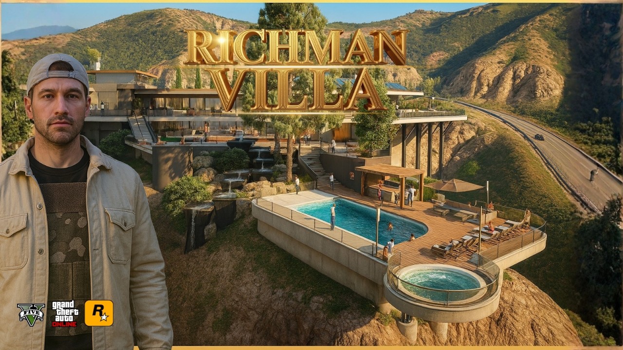 Richman Villa | Los Santos රජකම Luxury House Tour