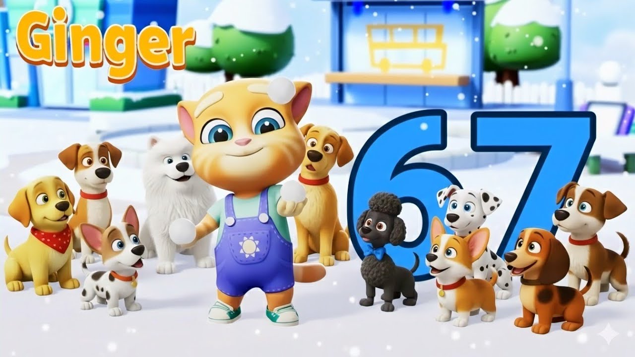Ginger Say's 67 Dog's...🙀! My Talking Tom Friends 2 New Update All Animation All Characters Unlocked