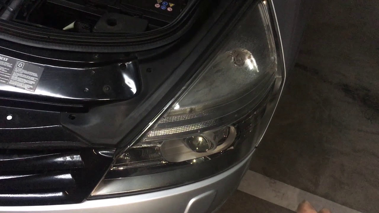 Sacar faro para cambiar xenon renault espace IV