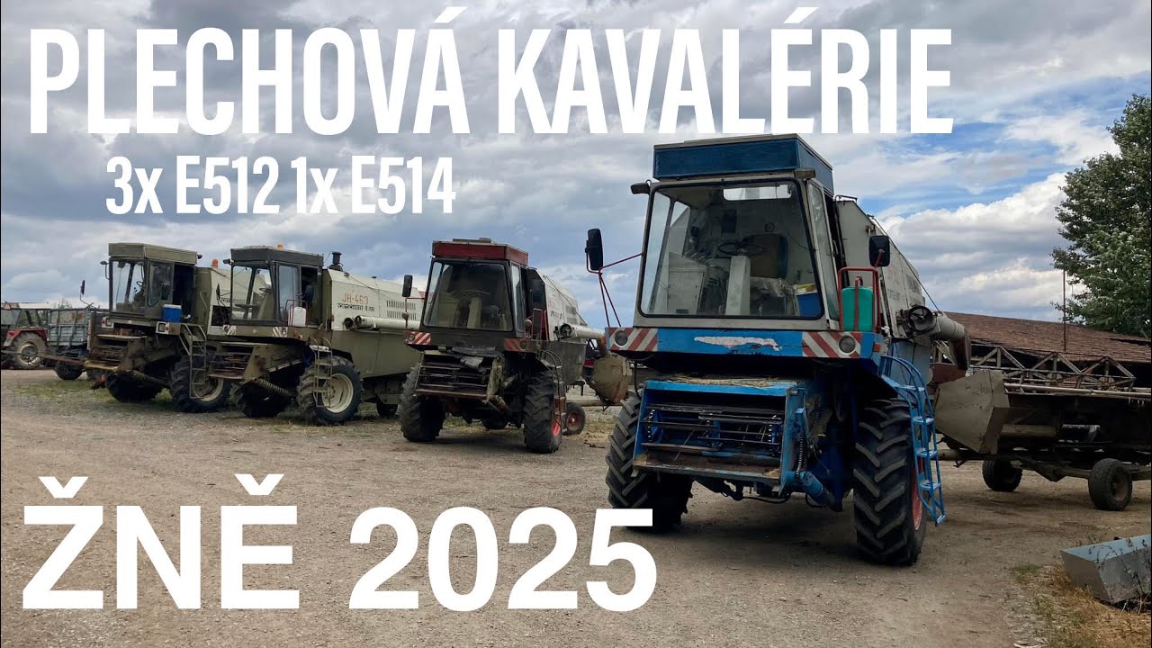 ŽNĚ 2025//PLECHOVÁ KAVALÉRIE 2025//4x FORTSCHRITT//3x E512 1x E514