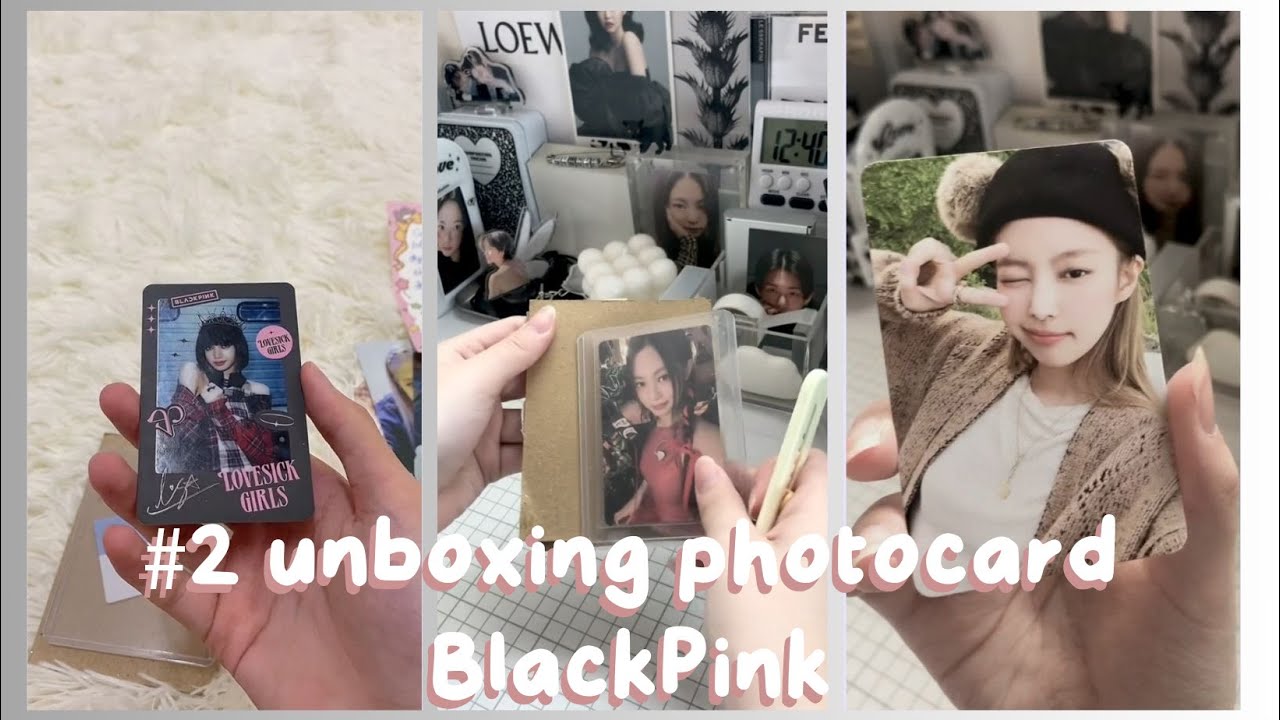 📦P2|| UNBOXING BlackPink Photocard cực chill, si&ecirc;u đ&atilde; tai:3🕊️ | TikTok compilation🎶