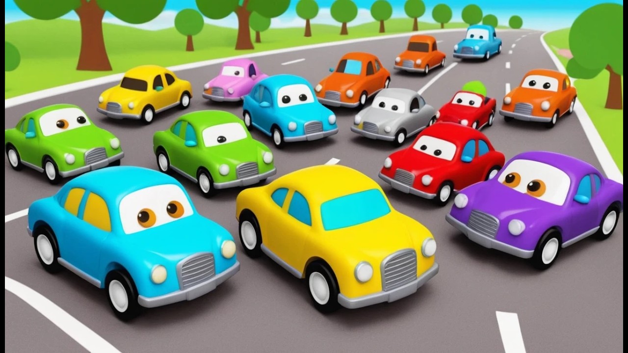 The Wind-Up Cars Go Whizz Whizz Whizz &ndash; Fun Toy Rhyme for Kids | Preschool Learning