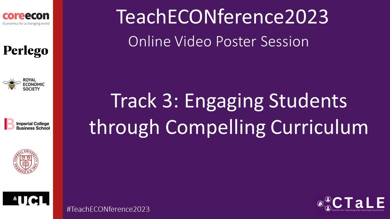 Track 3: Engaging Students through Compelling Curriculum