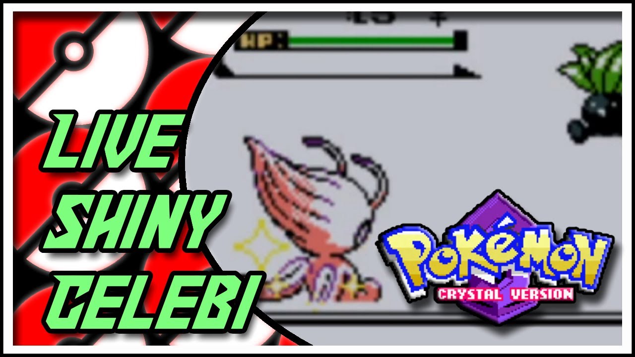 Live Shiny Celebi in 5285 Encounters!! | Pokemon Crystal