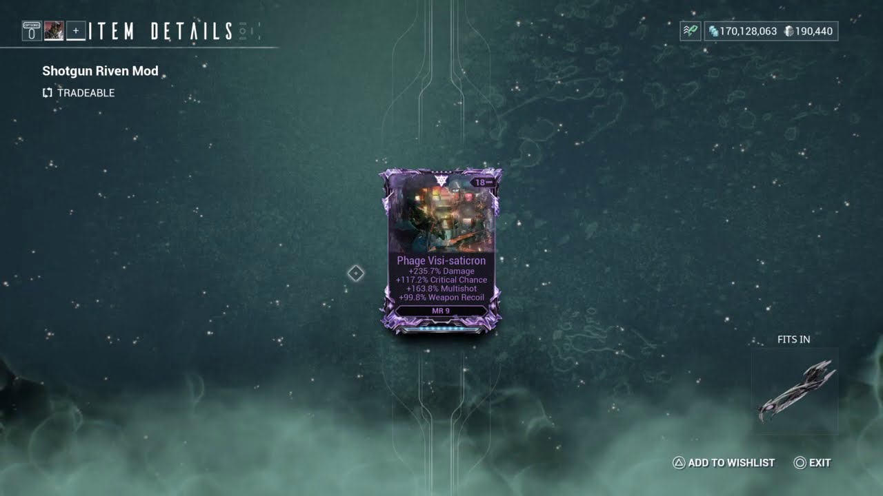 Warframe Phage Godroll riven review