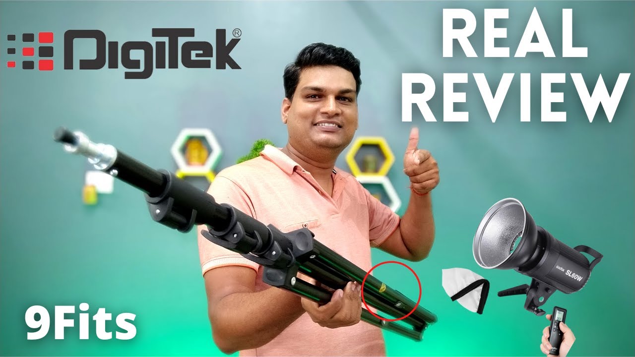 Digitek 9feet light Stand Real Reviews And Godox SL60w Light Mount ?