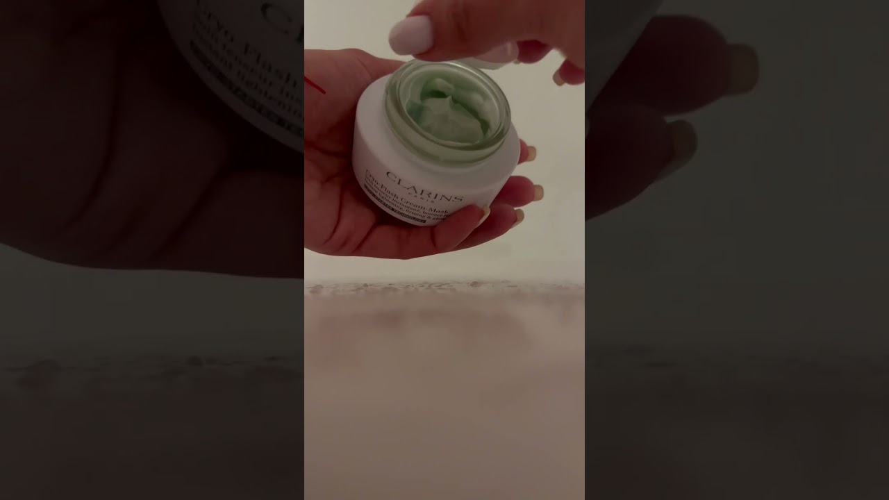 Распаковка clarins cryo flash cream mask, попробовала! Супер, но видимого эффекта не сильно заметила