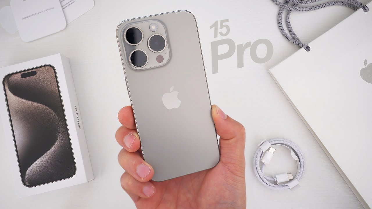 Rozpakowanie iPhone'a 15 Pro, wrażenia z użytkowania i pierwsze wrażenia! (Naturalny tytan)