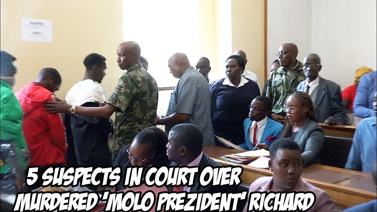 5 Suspects Linked With Murder Of 'Molo Prezident' Raymond Otieno Arraigned In Court
