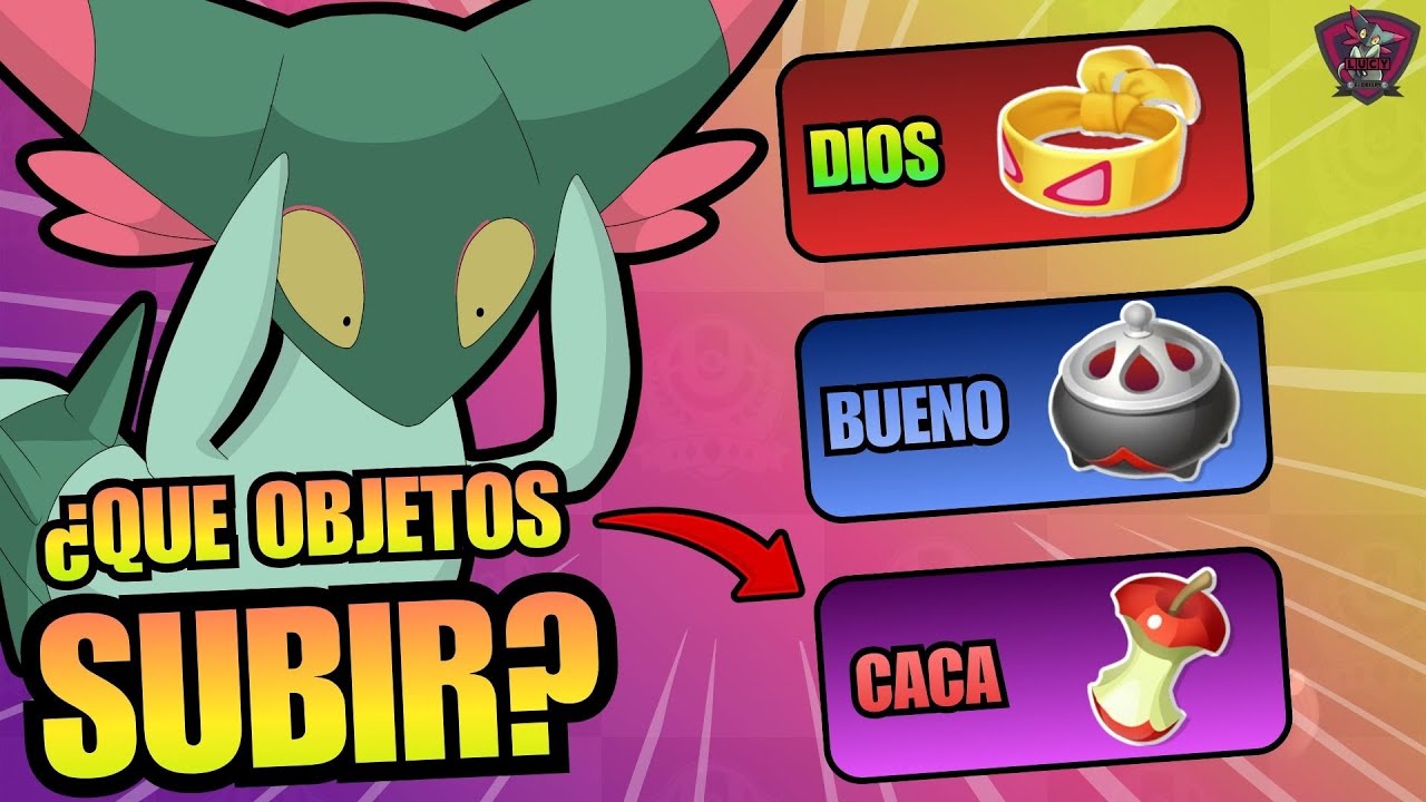 ¡ESTOS SON LOS MEJORES OBJETOS PARA SUBIR AL NIVEL 40! | Pokemon Unite