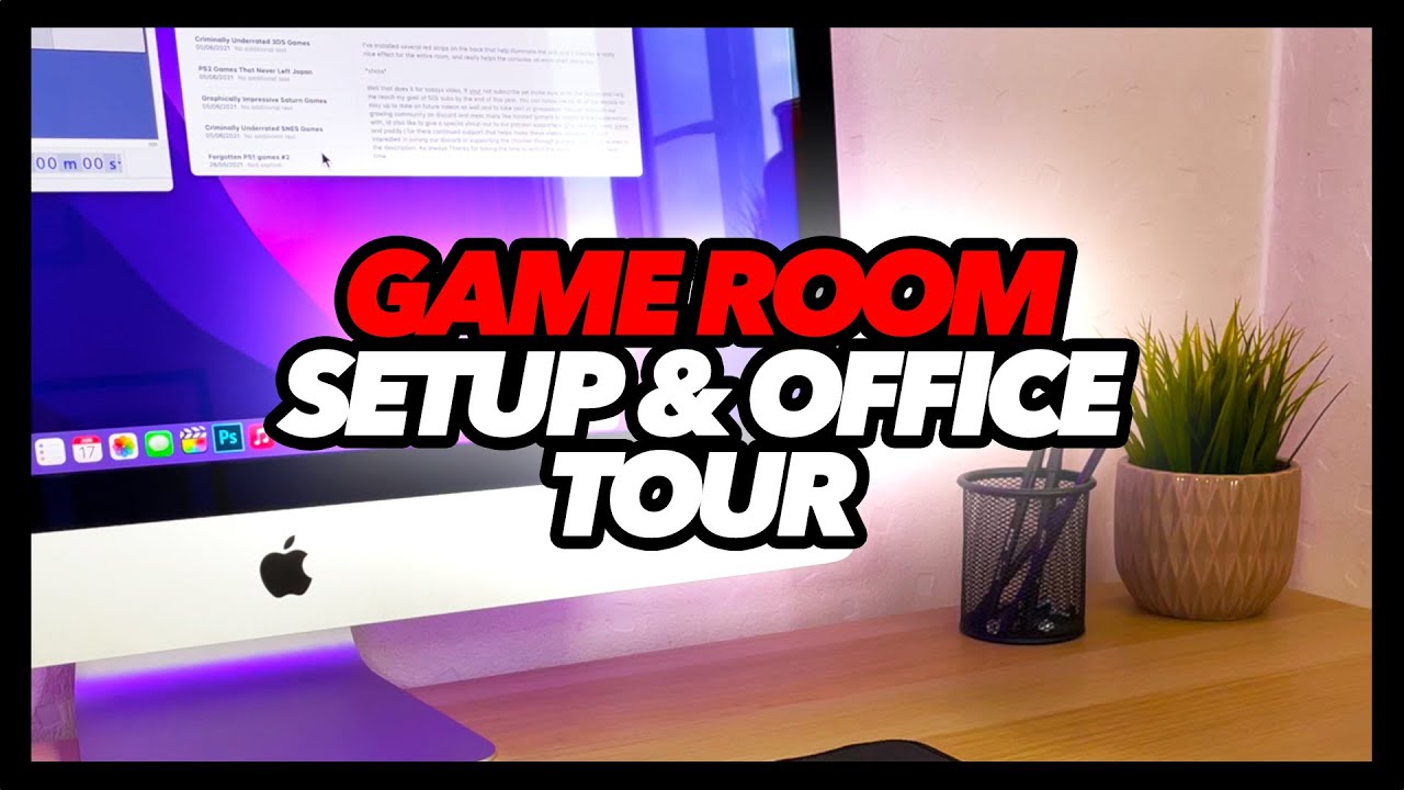 Game Room Setup & Office Tour