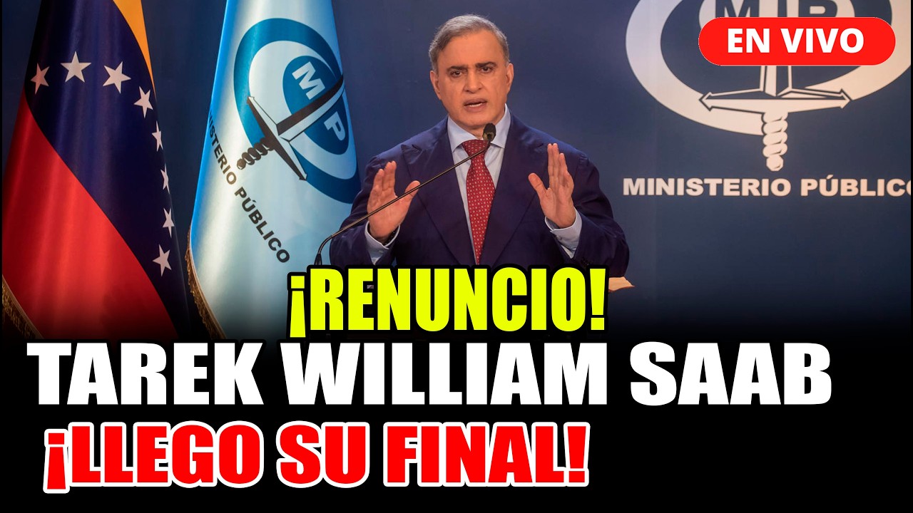 🔴EN VIVO VENEZUELA: TAREK WILLIAM SAAB DESTITUIDO FISCAL DE MADURO