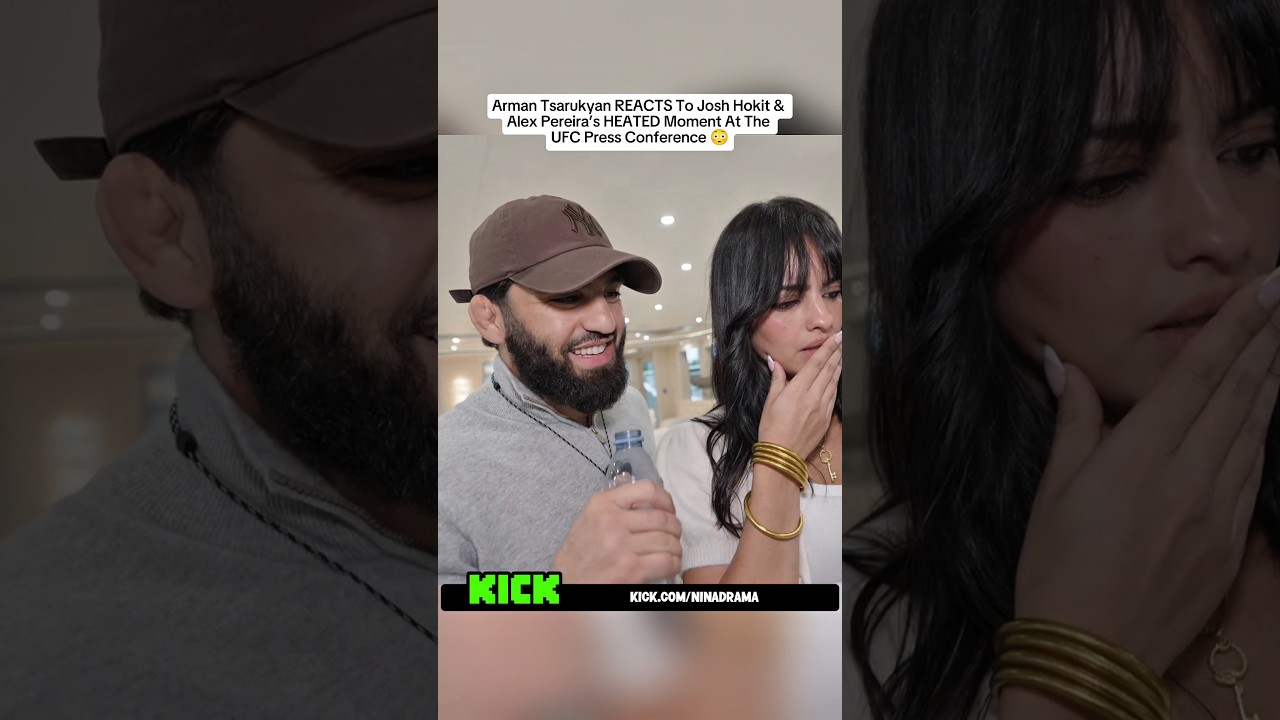 Arman Tsarukyan Reacts to Josh Hokit & Alex Pereira&rsquo;s Heated UFC Moment #ninadrama #armantsarukyan