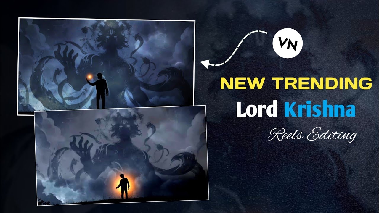 Instagram Viral God Reel Editing | Hanuman ji, Krishna ji l Vn App Sky Change Reels Video Editing