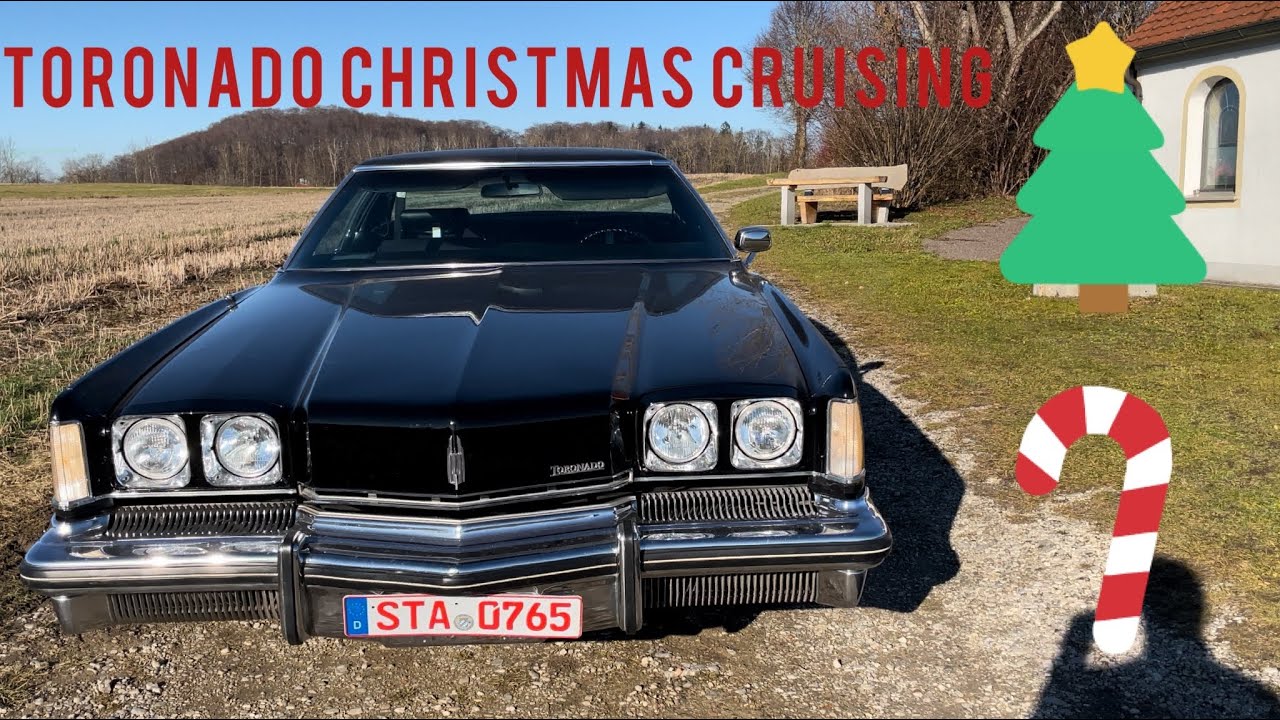 Taking the 1973 Oldsmobile Toronado out for a sunny December cruise in rural Bavaria
