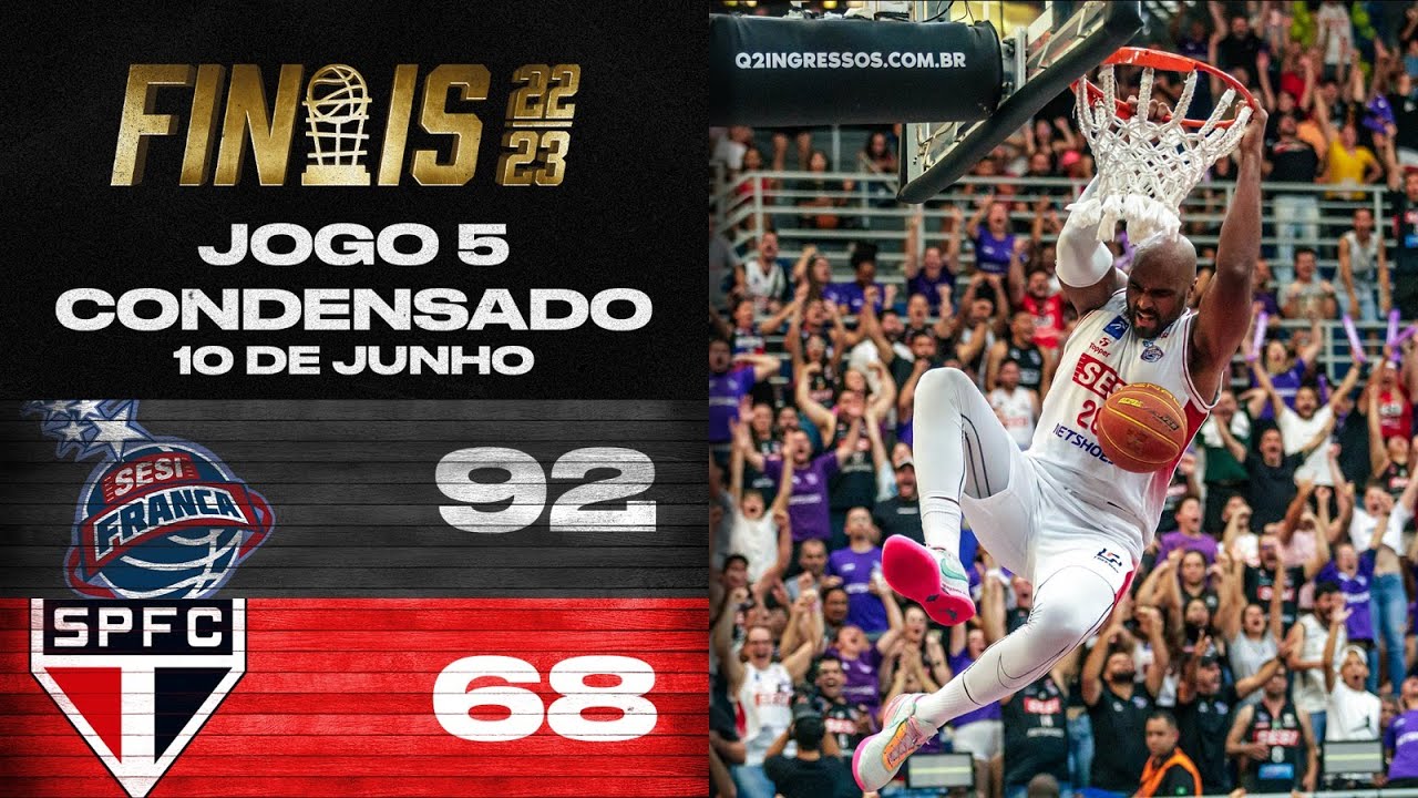 O ROLO COMPRESSOR | JOGO CONDENSADO | SESI FRANCA 92 x 68 SÃO PAULO | FINAIS | JOGO 5 | NBB 15