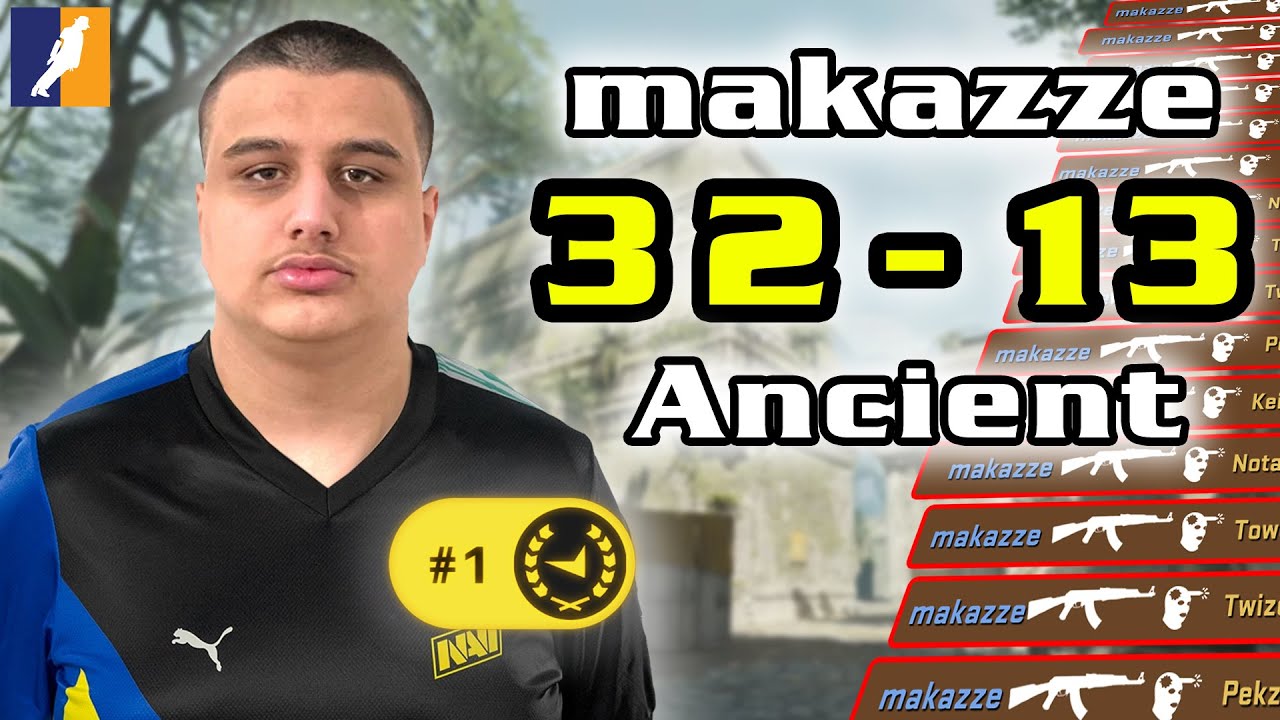 New TOP #1 FACEIT - makazze 17 y.o