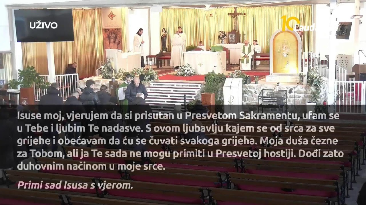 [UŽIVO] Sveta Misa, Remete