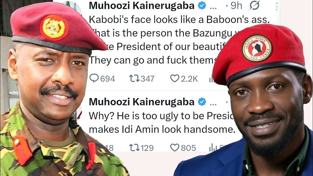 Ebigambo Bya Bobi Wine e Geneva Binyizizza Muhoozi, Awerezza Obubaka Obuvuma