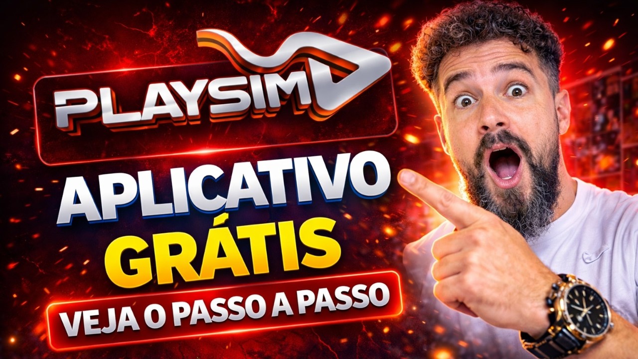 🚨 PLAY SIM GRÁTIS! Como Ativar em Qualquer Dispositivo! - como baixa PLAYSIM RAPIDO