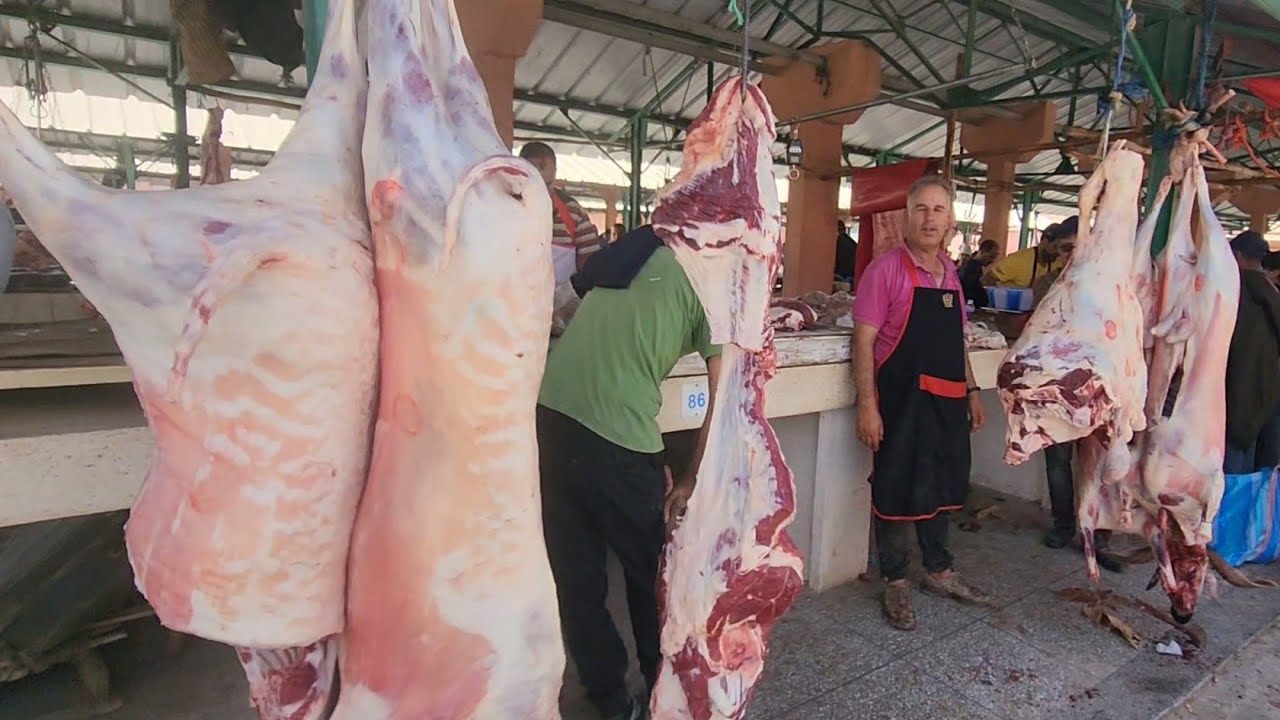 مباشرة من سوق الأسبوعي جمعة كيسر نقدم لكم اتمنة لحم وفرجة ممتعة تاريخ 2025/5/30