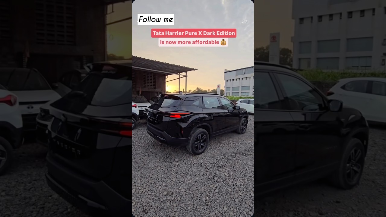New Dark  edition tata harrier pure x 2026