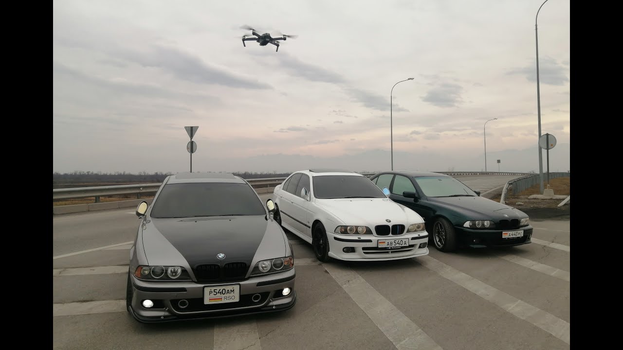 Самые красивые BMW540 E39 на механике в Осетии. заезды 