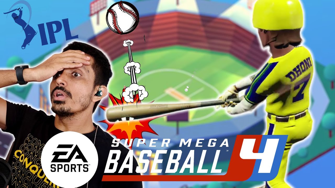 CSK vs Baseball Legends : Cricket vs Baseball : Indian vs USA sports challenge Super Mega Baseball 4