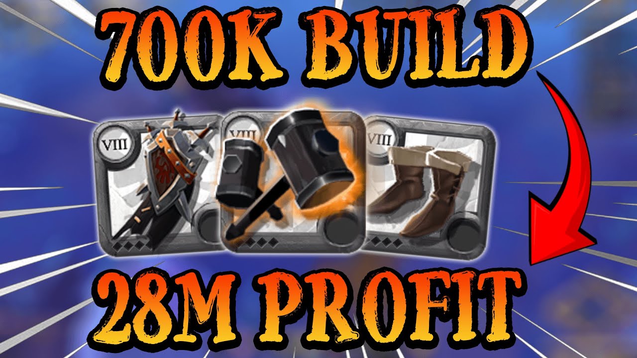 NEW META FORGE HAMMER BUILD !!! 28M PROFIT | INSANE DAMAGE | SOLO PVP ( Albion Online )